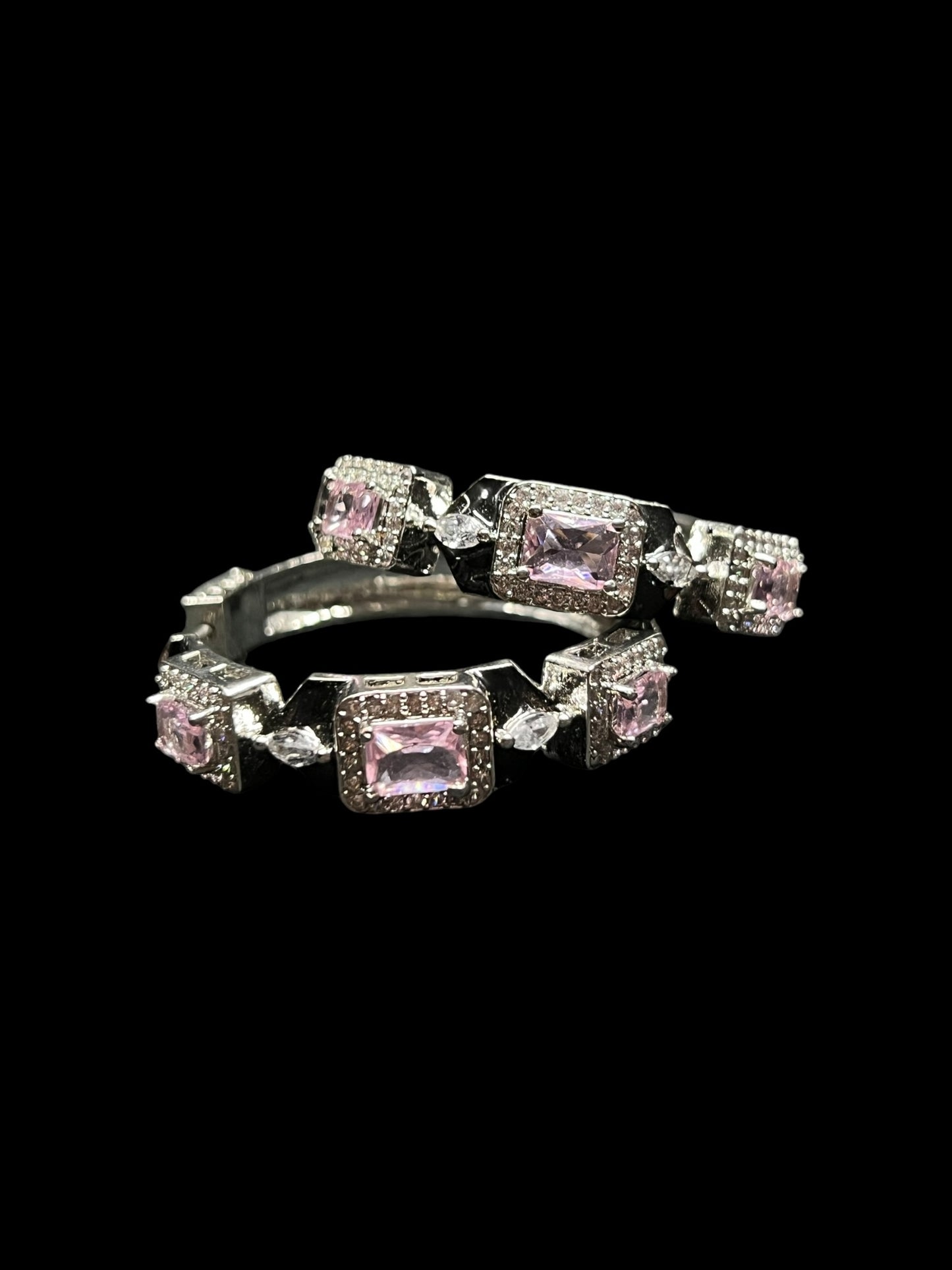RAYA DIAMOND HOOP EARRING