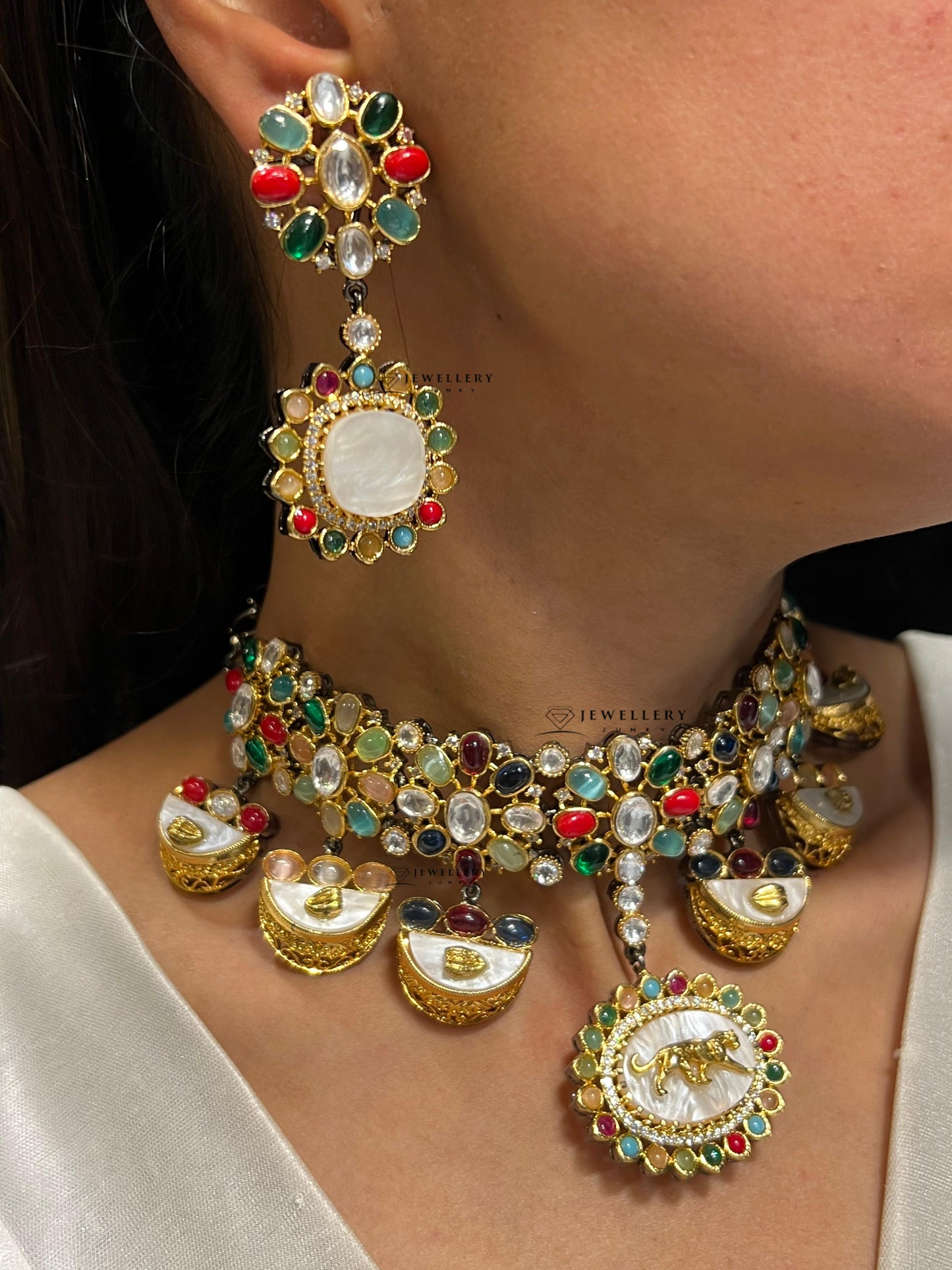 FAIZA KUNDAN NECKLACE