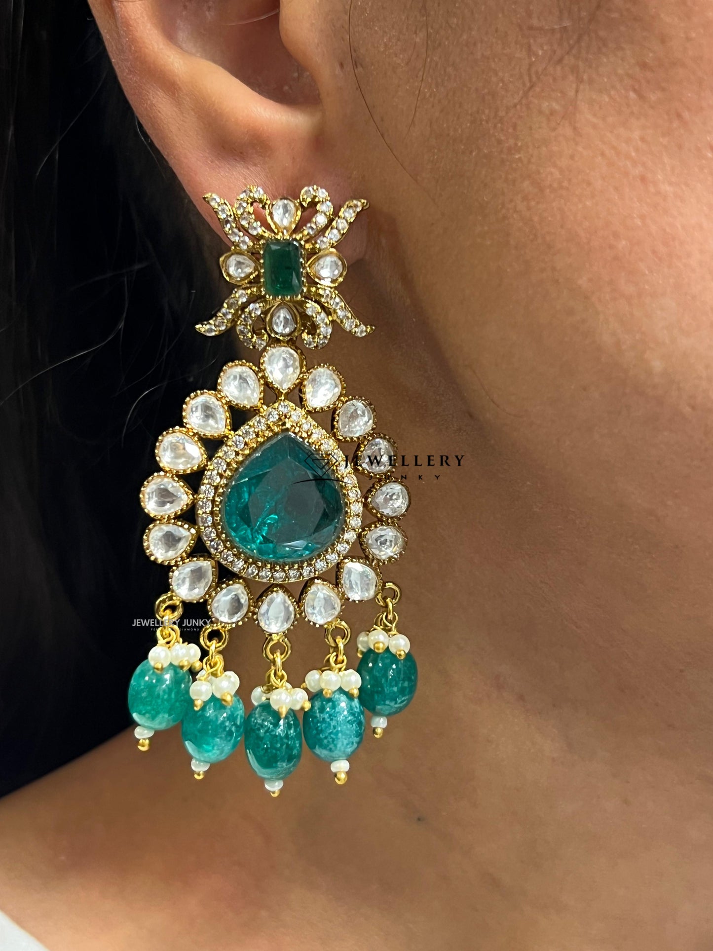 GAHANA KUNDAN EMERALD NECKLACE