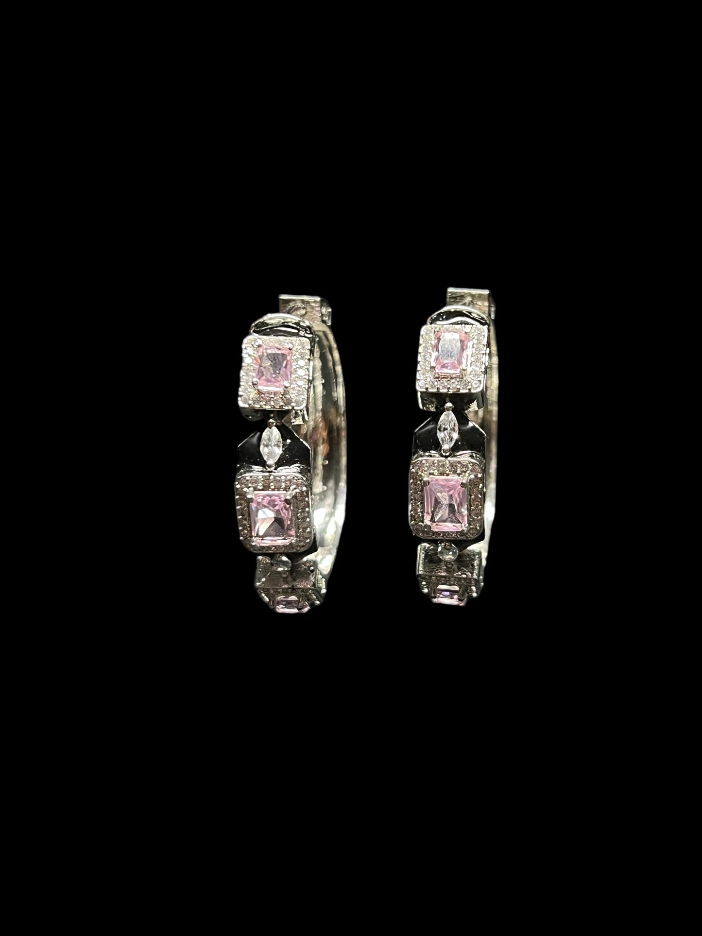 RAYA DIAMOND HOOP EARRING