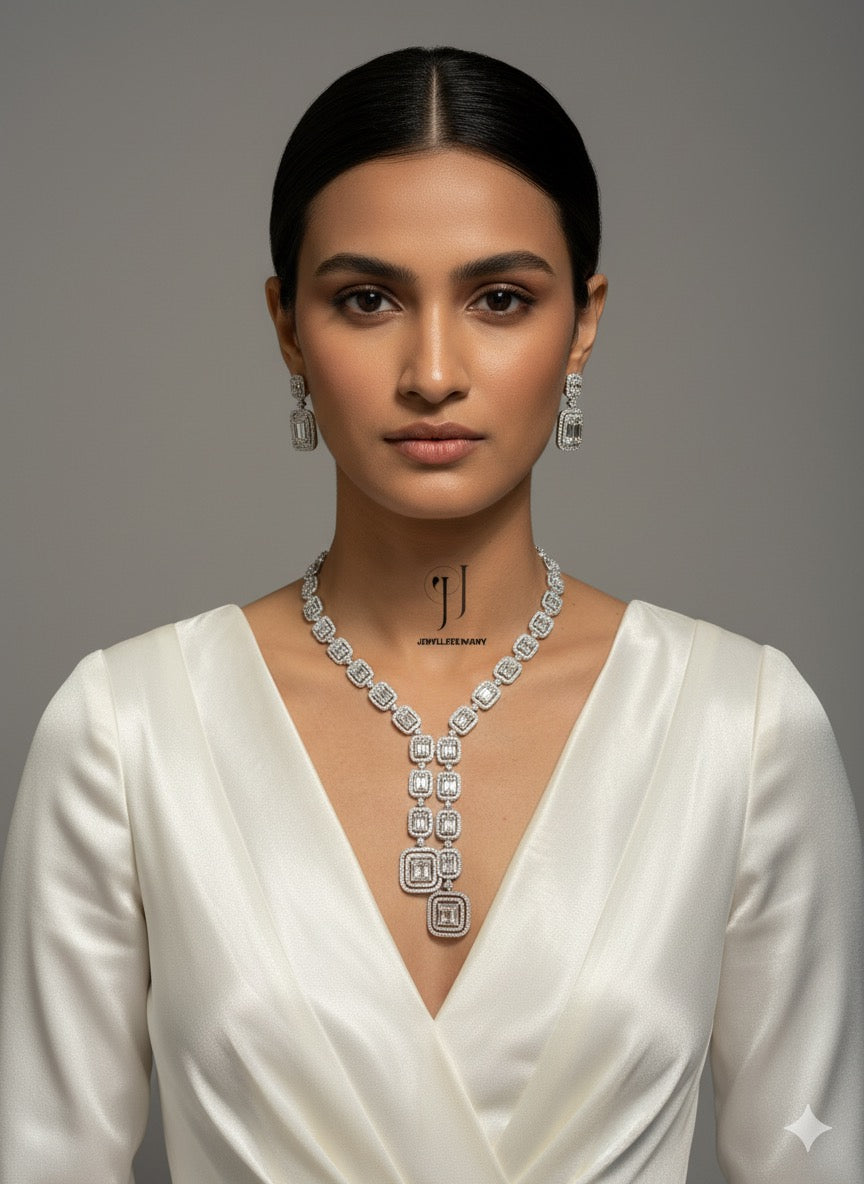 ADARA DIAMOND BAGUETTE NECKLACE N-1037