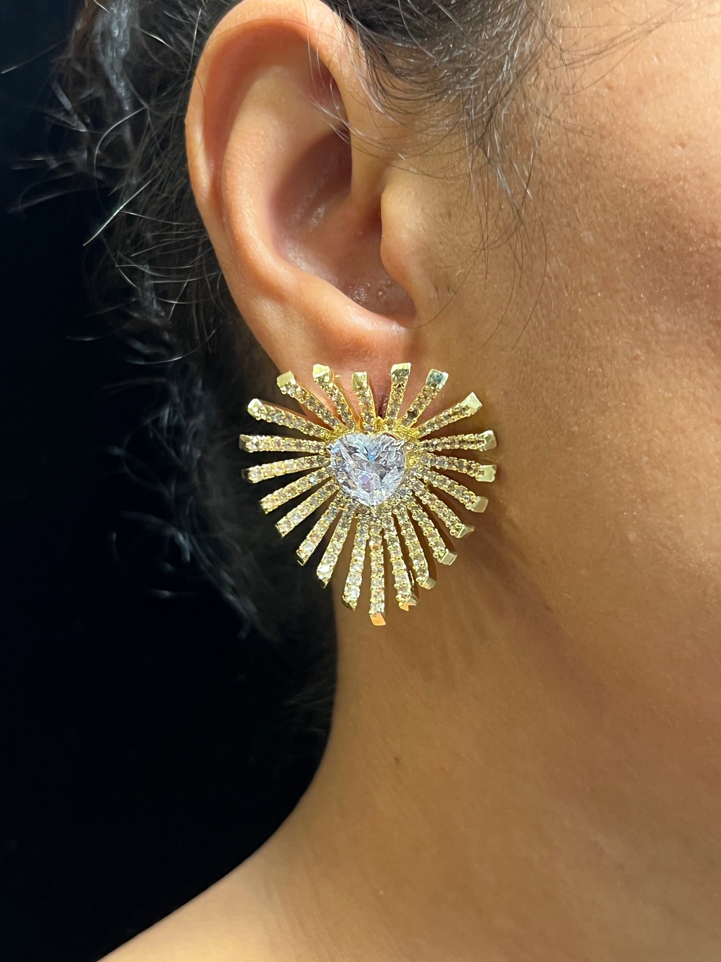 MAYA NANO DIAMOND HOOP EARRING E-1013