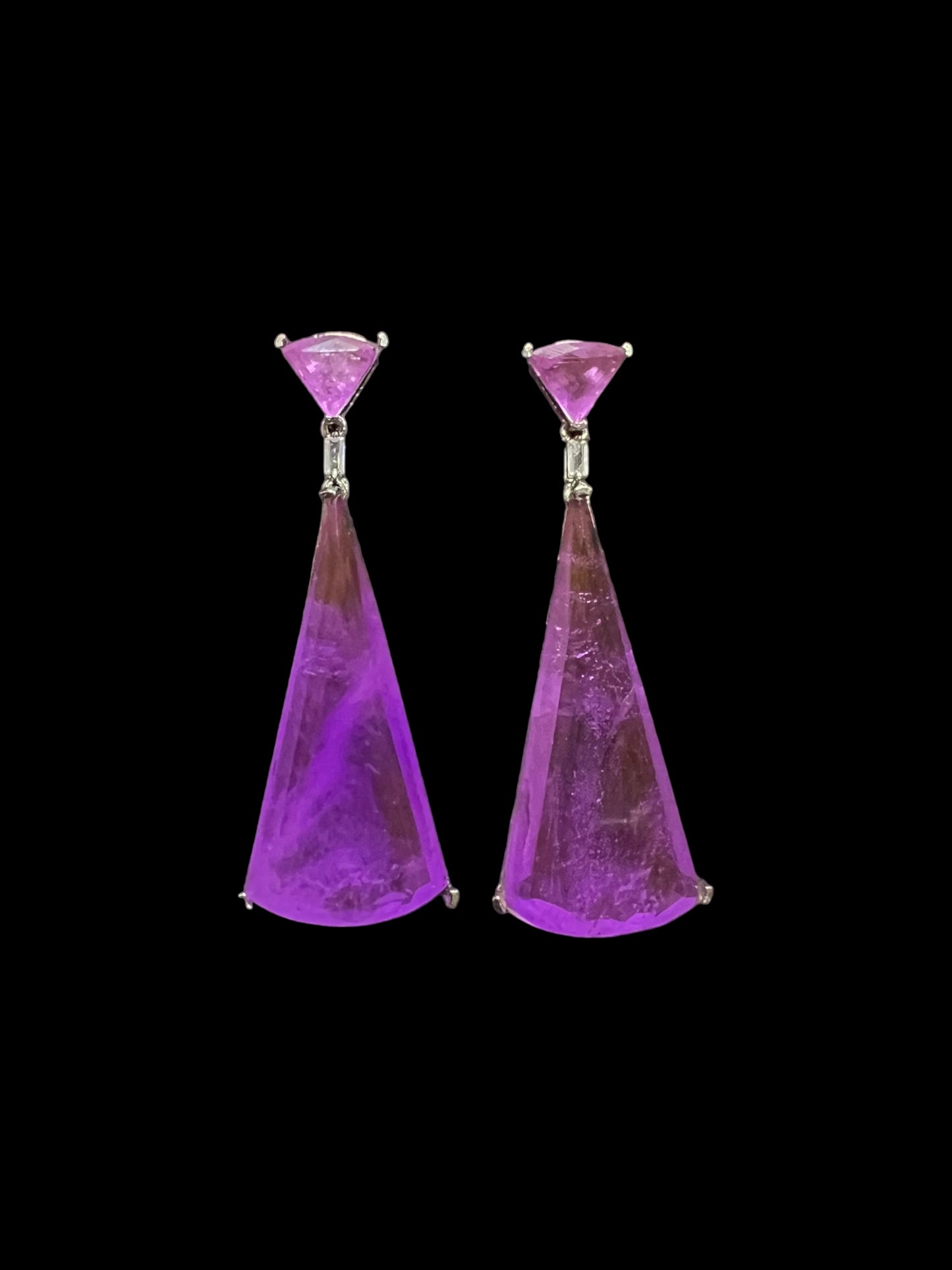 TRIO UNCUT DIAMOND EARRING