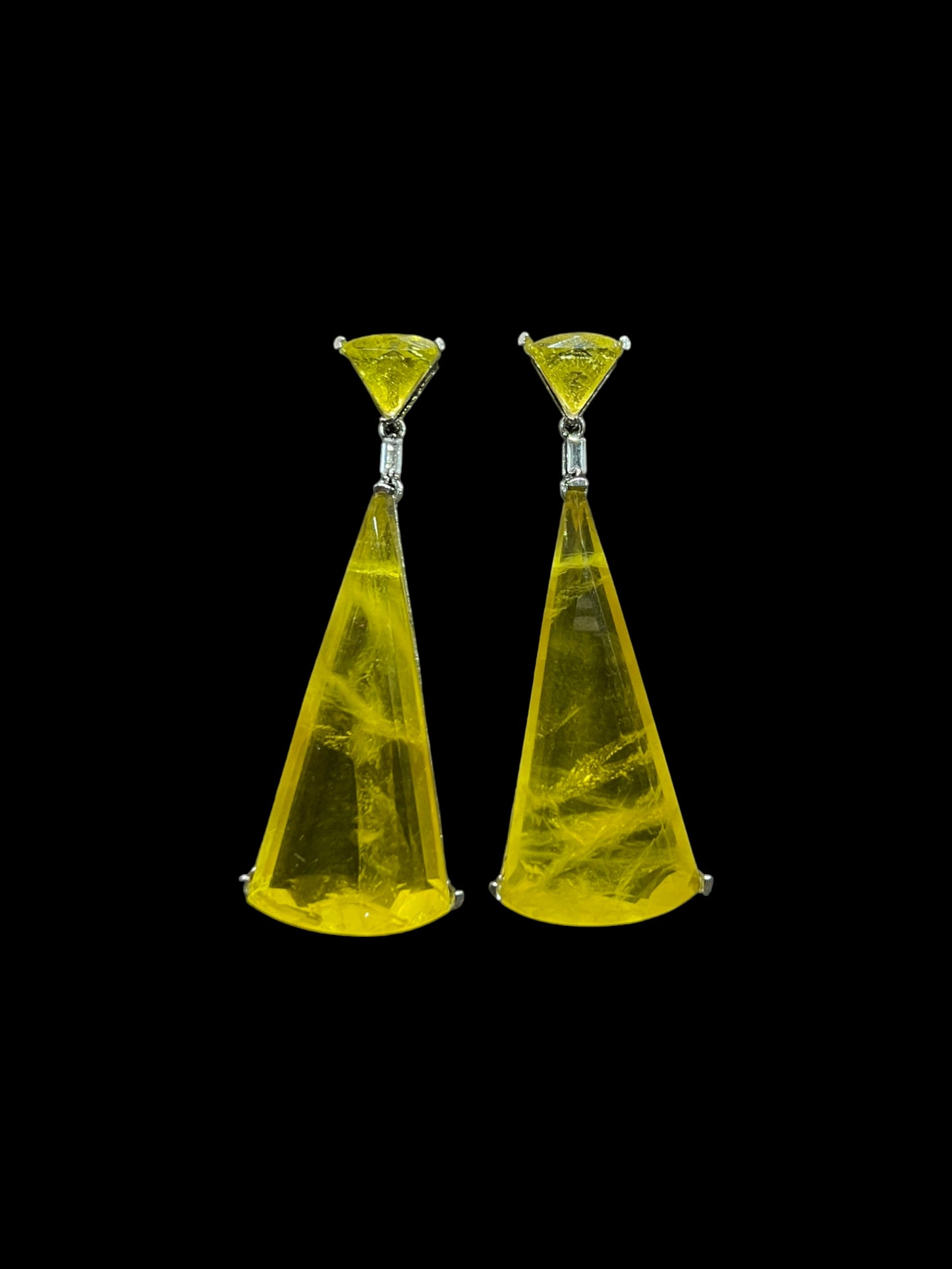 TRIO UNCUT DIAMOND EARRING