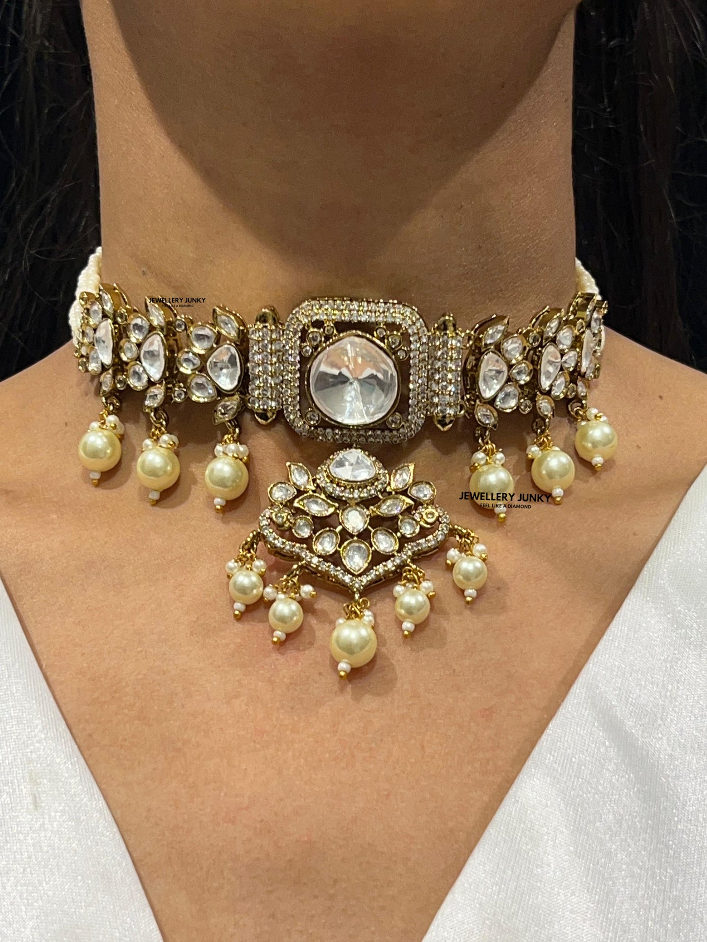 FARHA KUNDAN NECKLACE