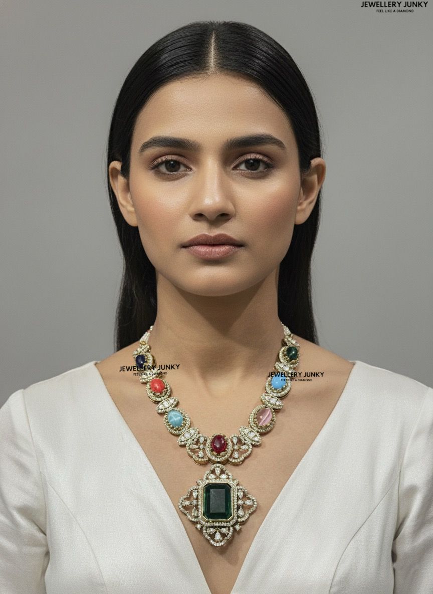 IZMA KUNDAN NECKLACE