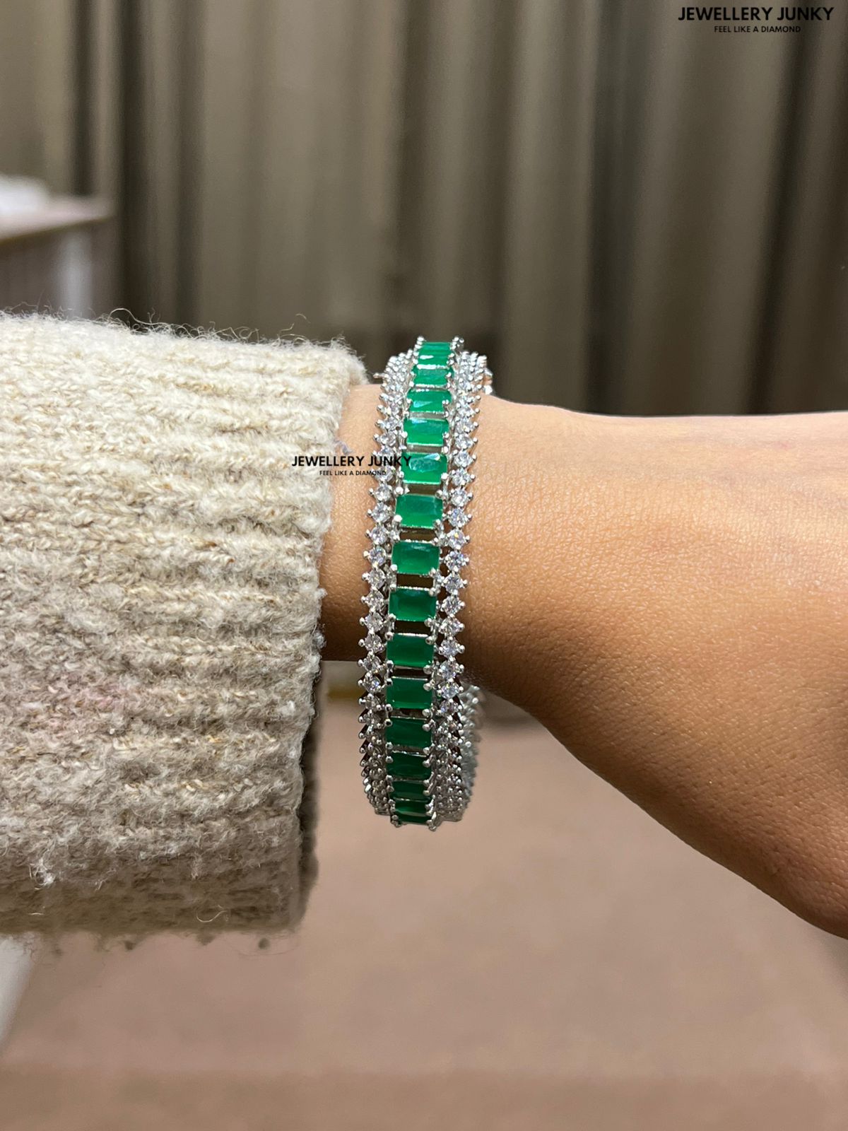 MEIRA DIAMOND BANGLES