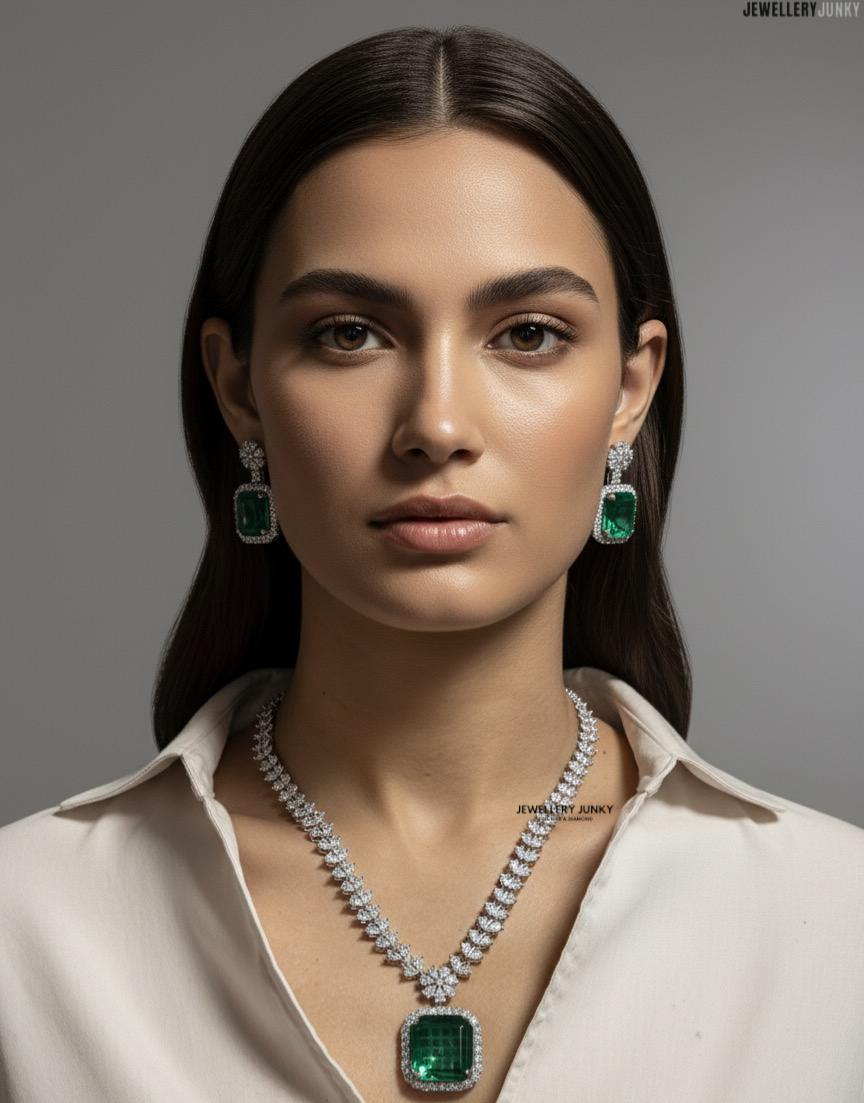 DIANA CZ DIAMOND NECKLACE N-1234