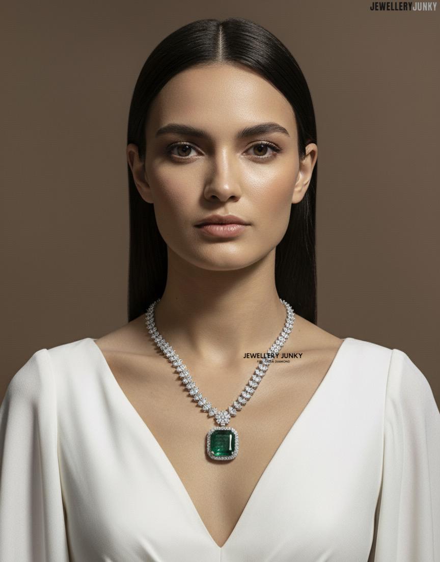 DIANA CZ DIAMOND NECKLACE N-1234