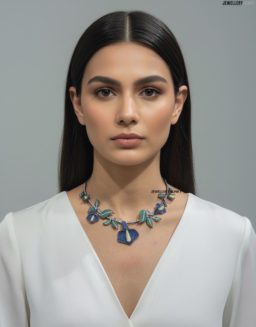 ZOFFANY INVISIBLE FLORAL NECKLACE