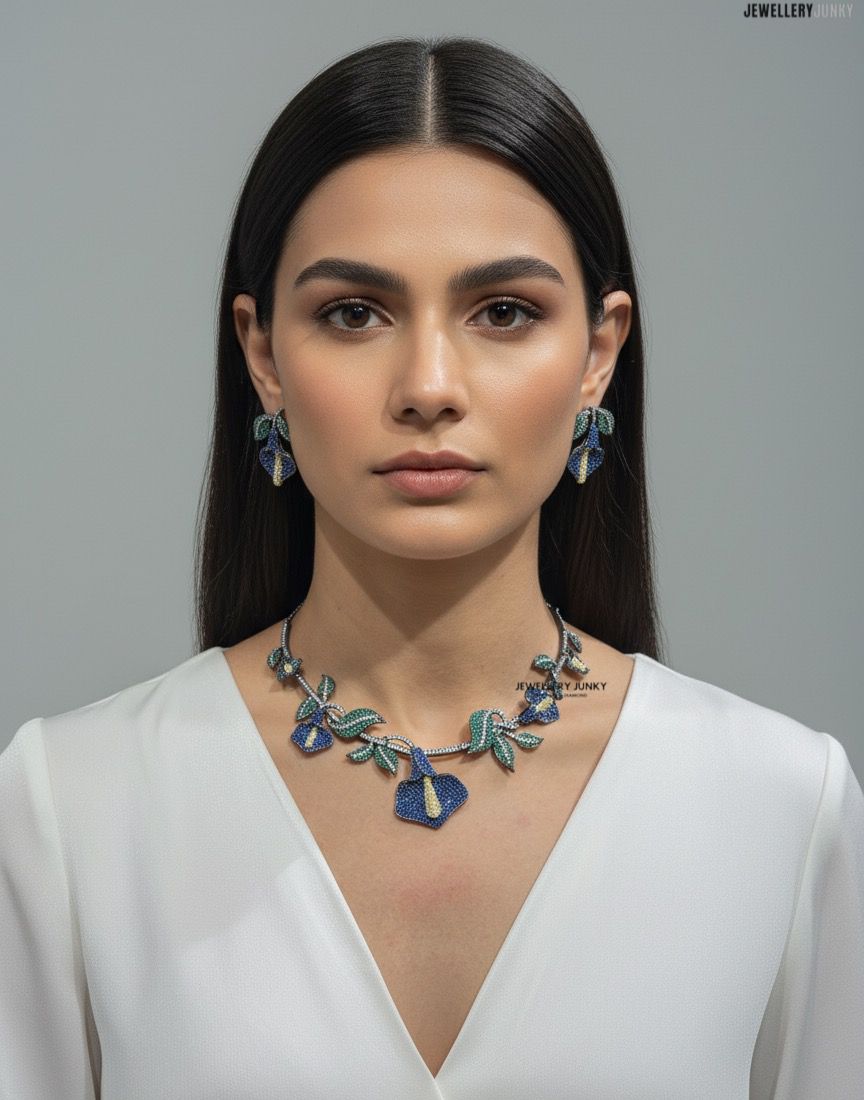 ZOFFANY INVISIBLE FLORAL NECKLACE