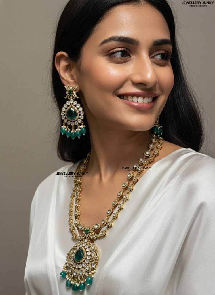 GAHANA KUNDAN EMERALD NECKLACE