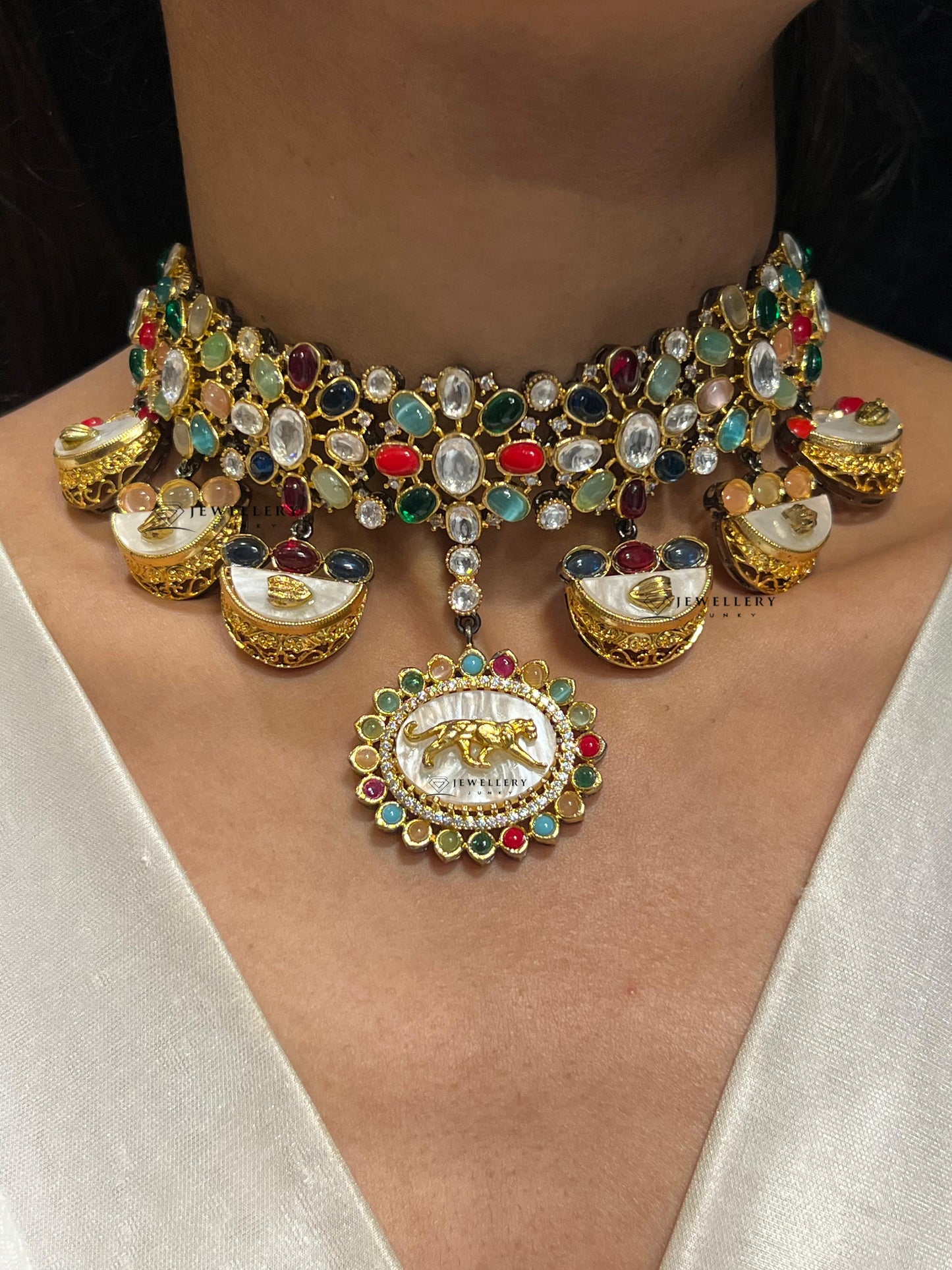 FAIZA KUNDAN NECKLACE