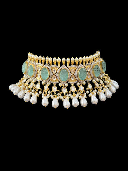 SHYA GOLD KUNDAN NECKLACE