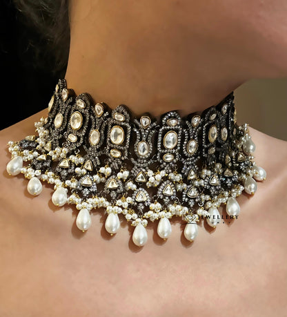 MUSKAAN VICTORIAN KUNDAN NECKLACE