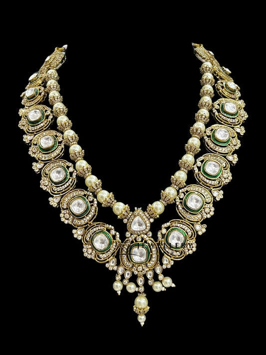 MEGHALI KUNDAN PEARL VICTORIAN NECKLACE