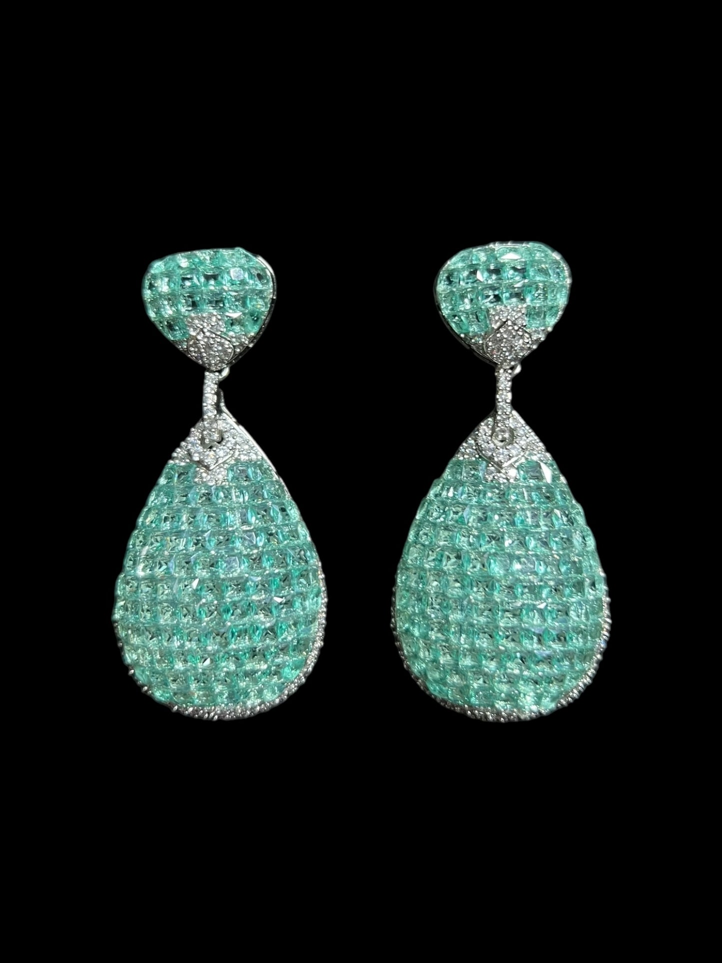 JORI INVISIBLE DIAMOND EARRING E-1008