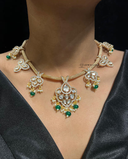 AFSHA UNCUT KUNDAN NECKLACE