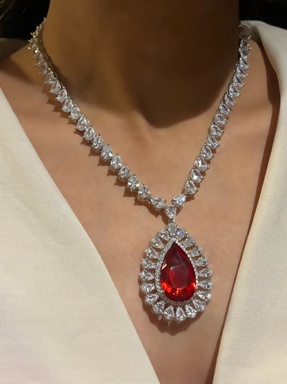 SABA CZ DIAMOND NECKLACE