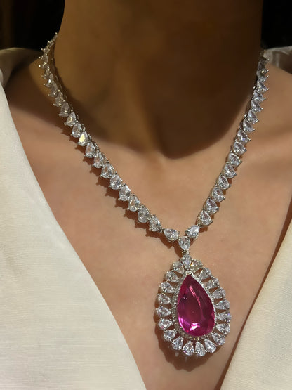 SABA CZ DIAMOND NECKLACE