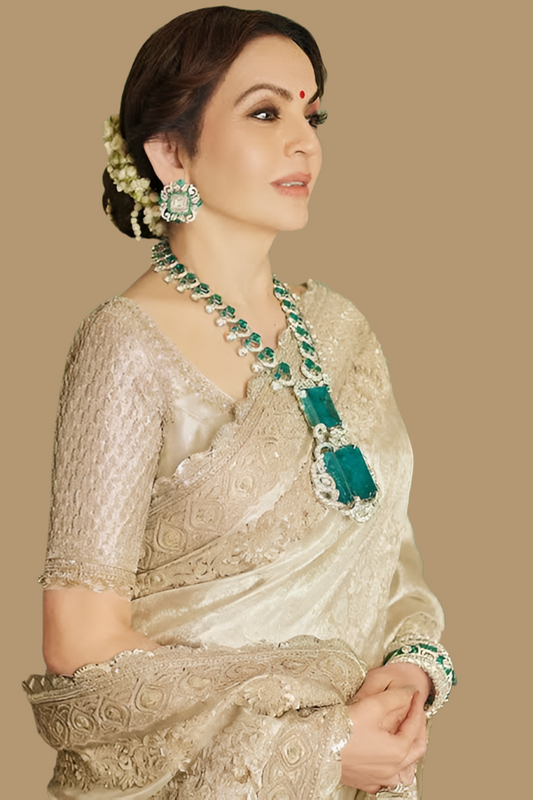 NEETA EMERALD DIAMOND NECKLACE