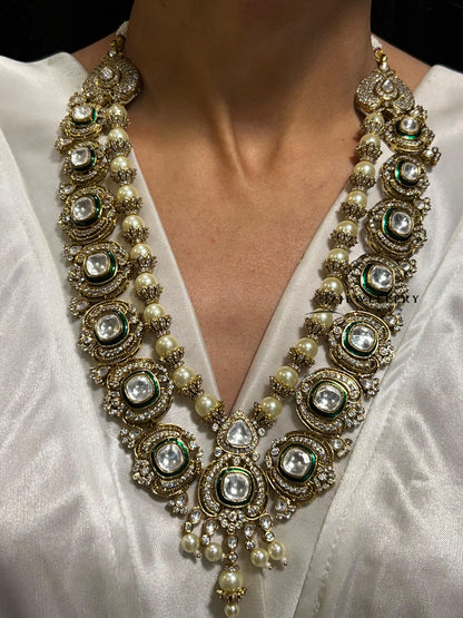 MEGHALI KUNDAN PEARL VICTORIAN NECKLACE