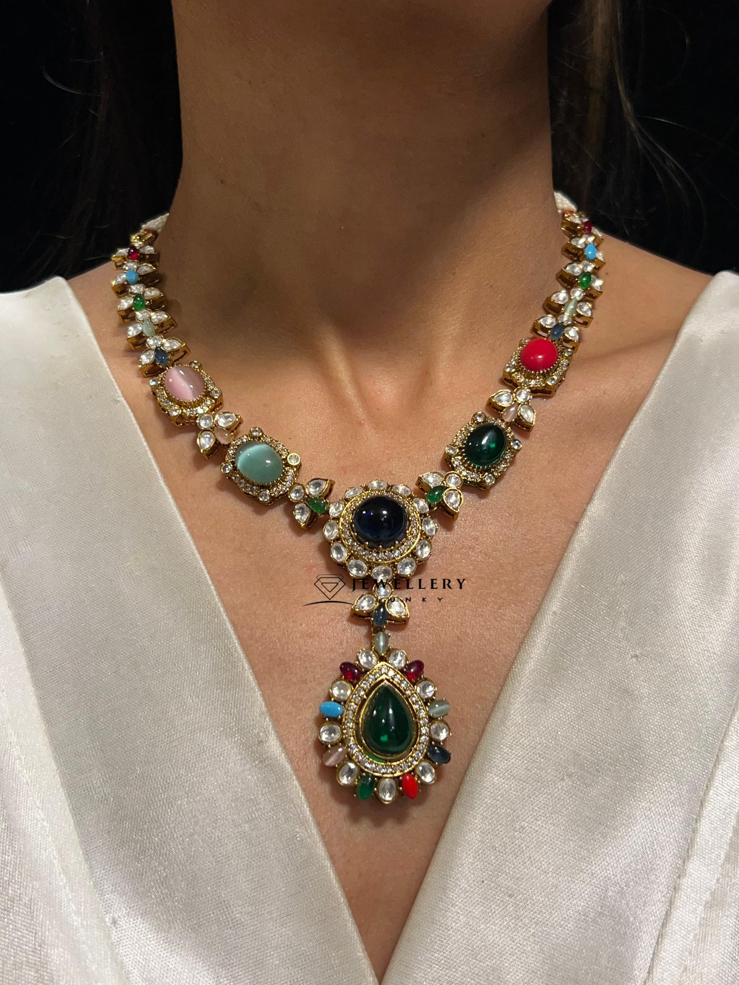 AZZA KUNDAN NECKLACE
