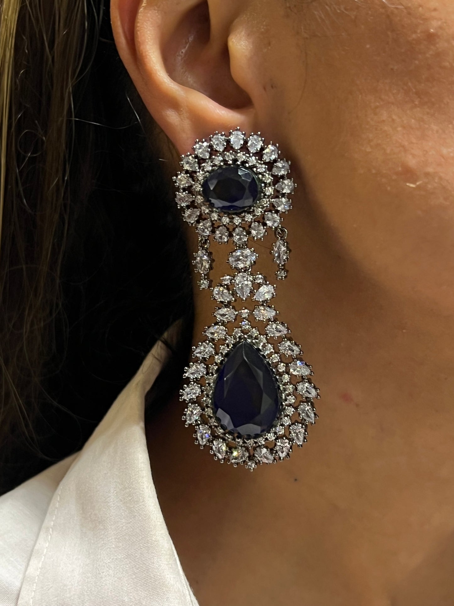 ORIANA VICTORIAN DIAMOND EARRING