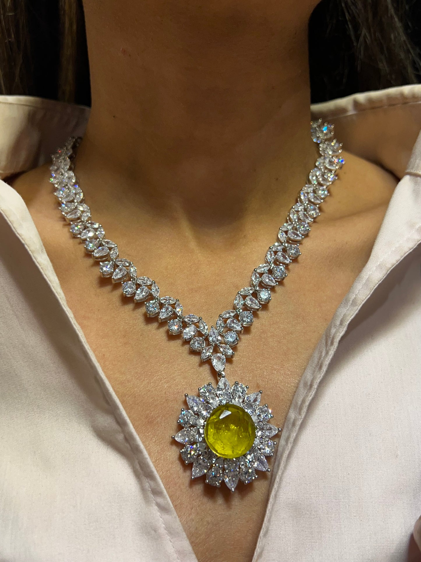 YASMIN DIAMOND NECKLACE