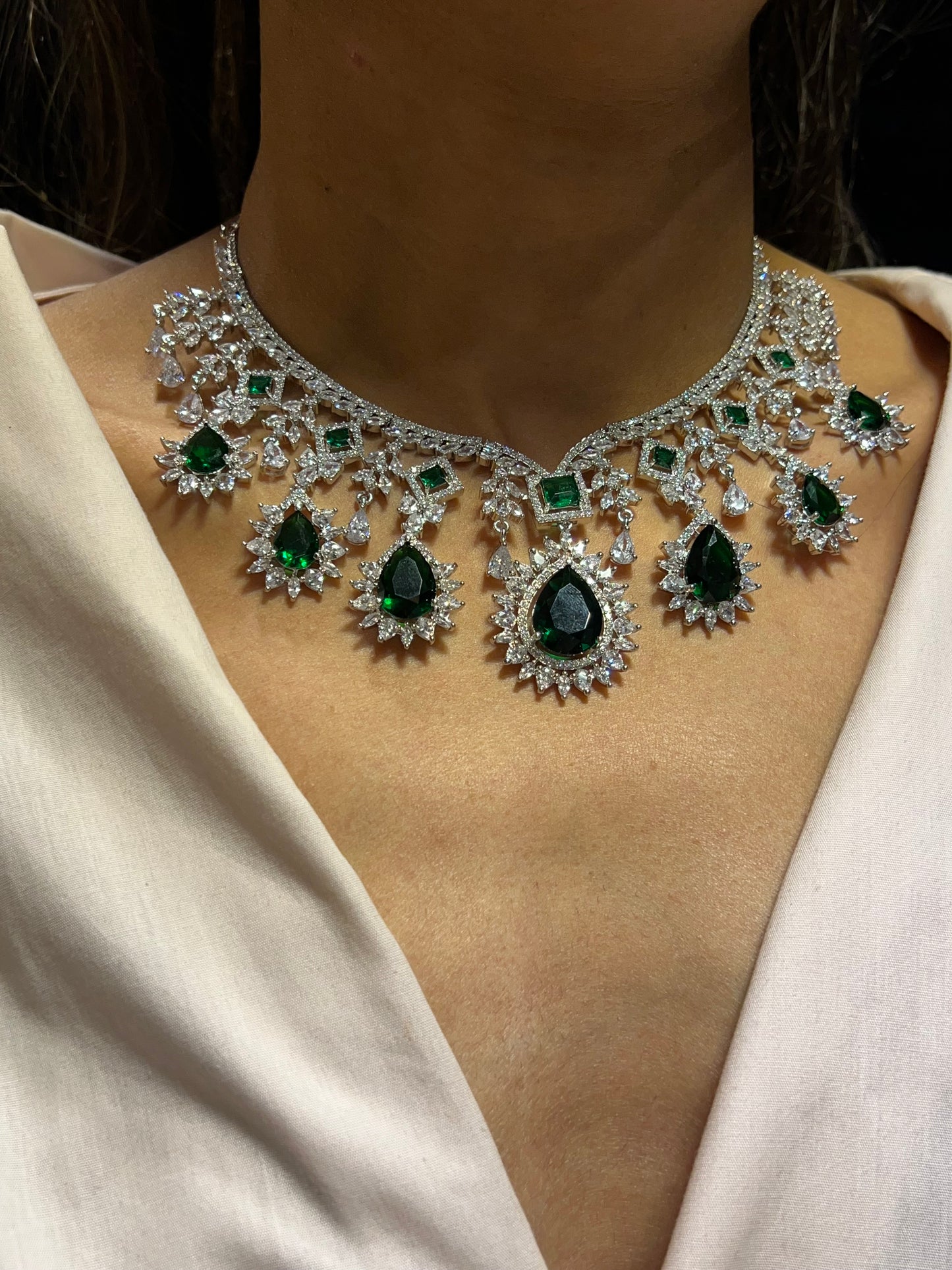 ZOHREH CZ DIAMOND NECKLACE