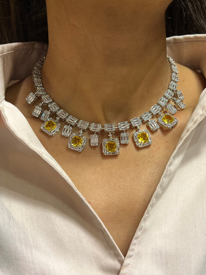 JEEMA CZ DIAMOND NECKLACE