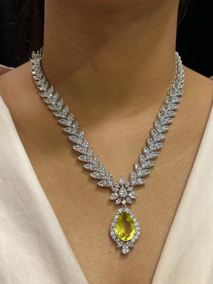 TRISHA CZ DIAMOND NECKLACE