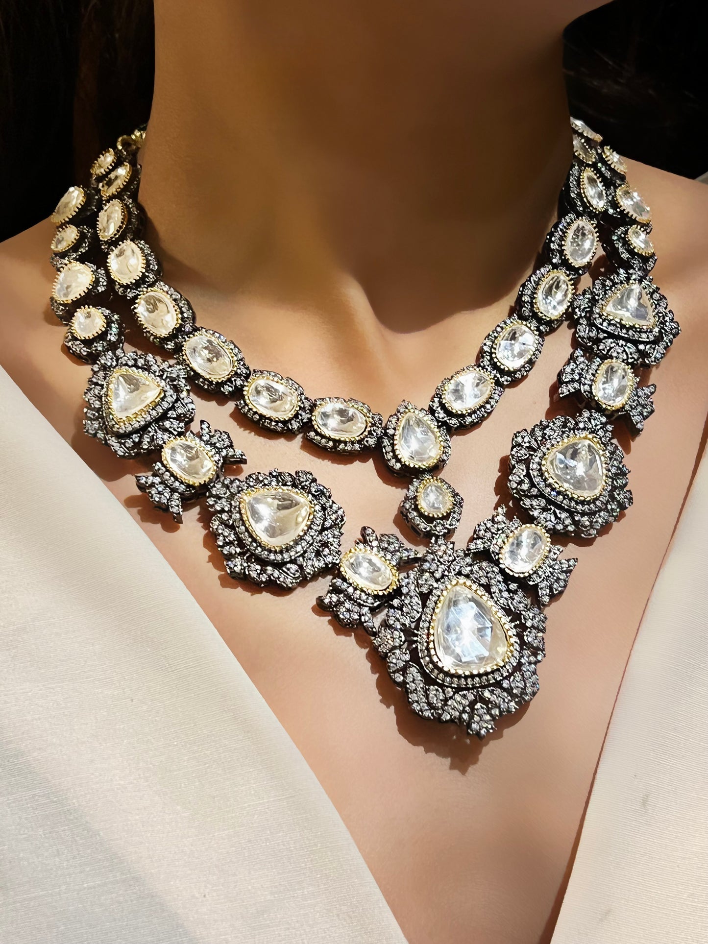 Liza Victorian Kundan Necklace