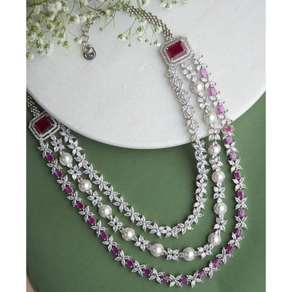 MAIRA DIAMOND LAYER NECKLACE