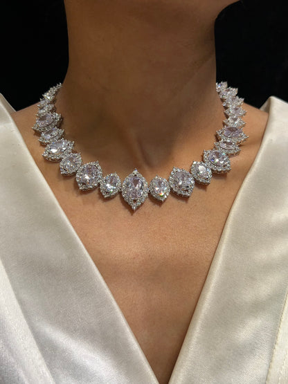 NORA OVAL DIAMOND NECKLACE