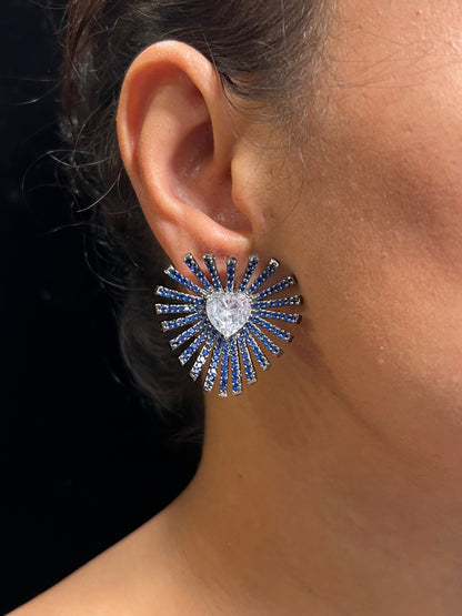 MAYA NANO DIAMOND HOOP EARRING E-1013