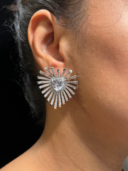 MAYA NANO DIAMOND HOOP EARRING E-1013