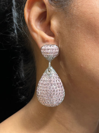 JORI INVISIBLE DIAMOND EARRING E-1008