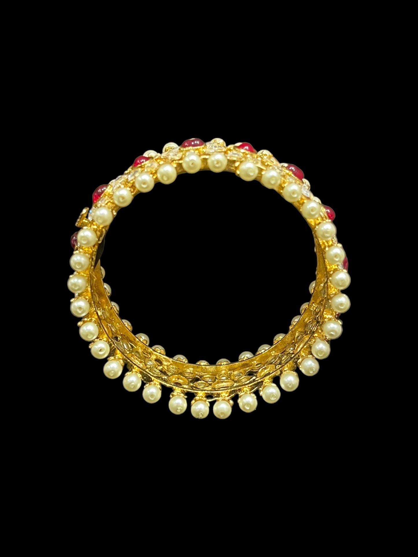 Maya Ruby Kundan Bangle