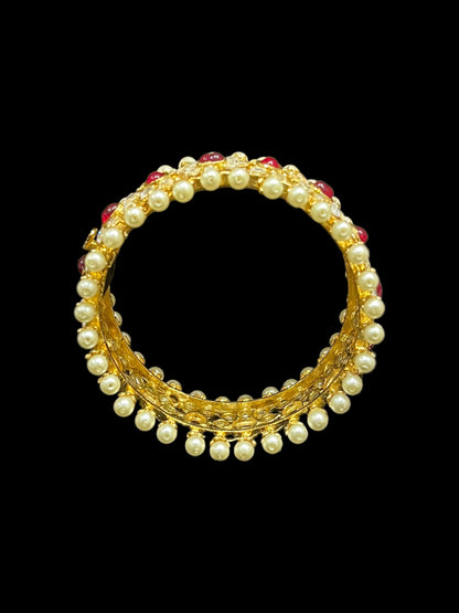 Maya Ruby Kundan Bangle