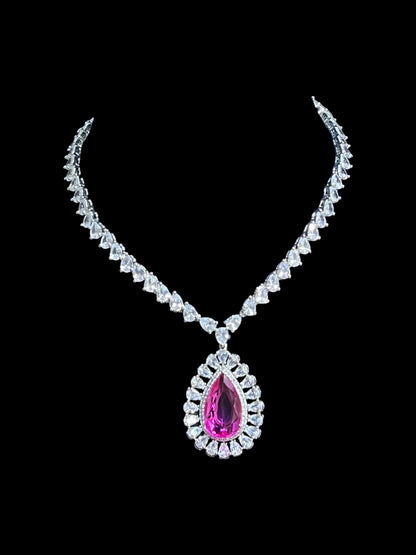 SABA CZ DIAMOND NECKLACE