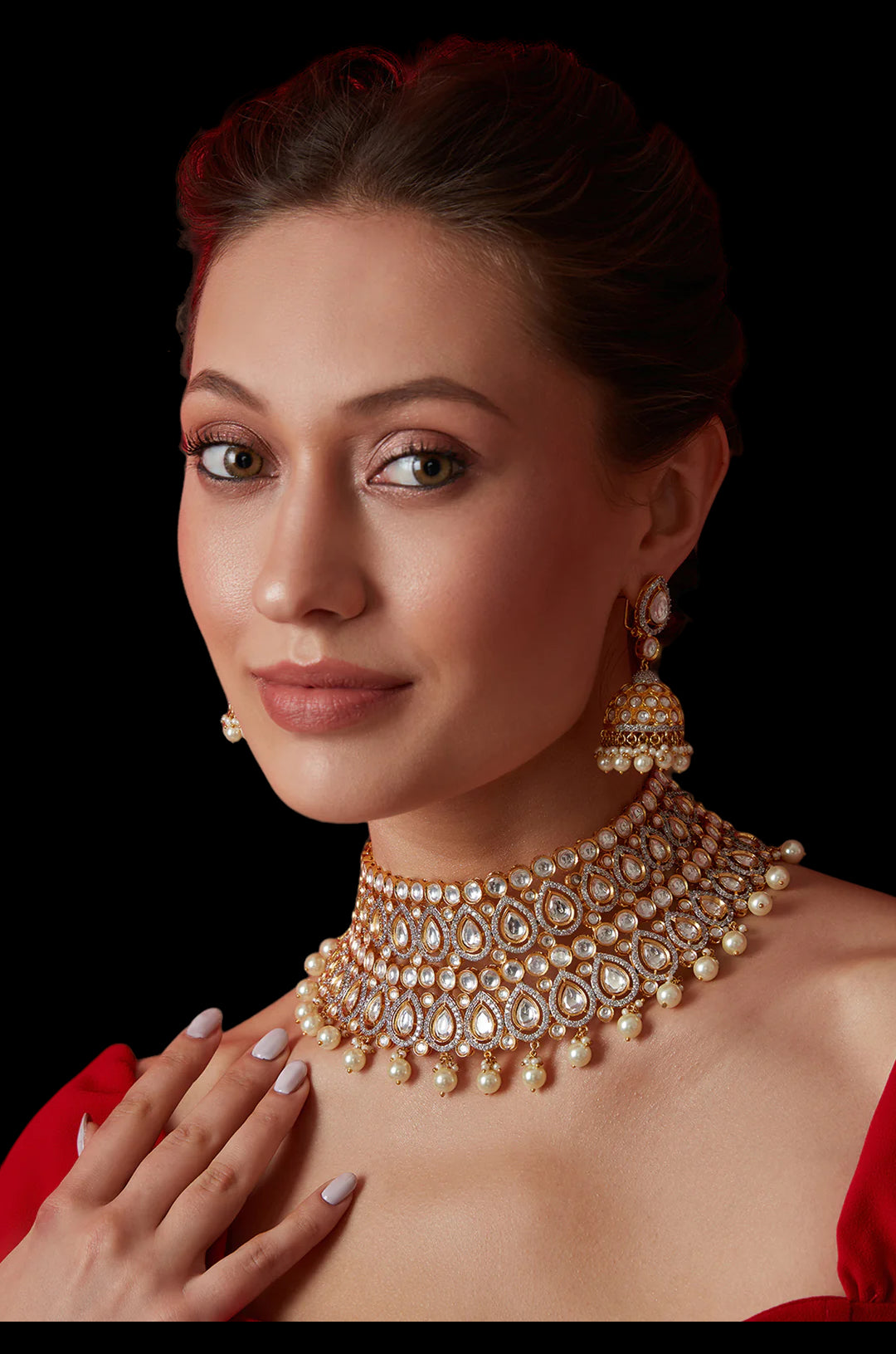 DELINA KUNDAN NECKLACE