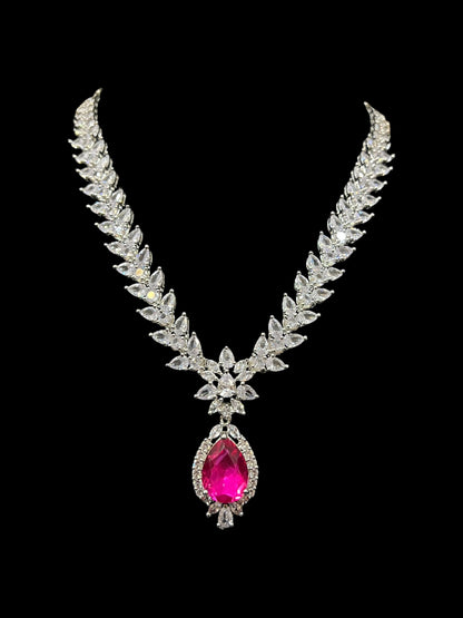 TRISHA CZ DIAMOND NECKLACE