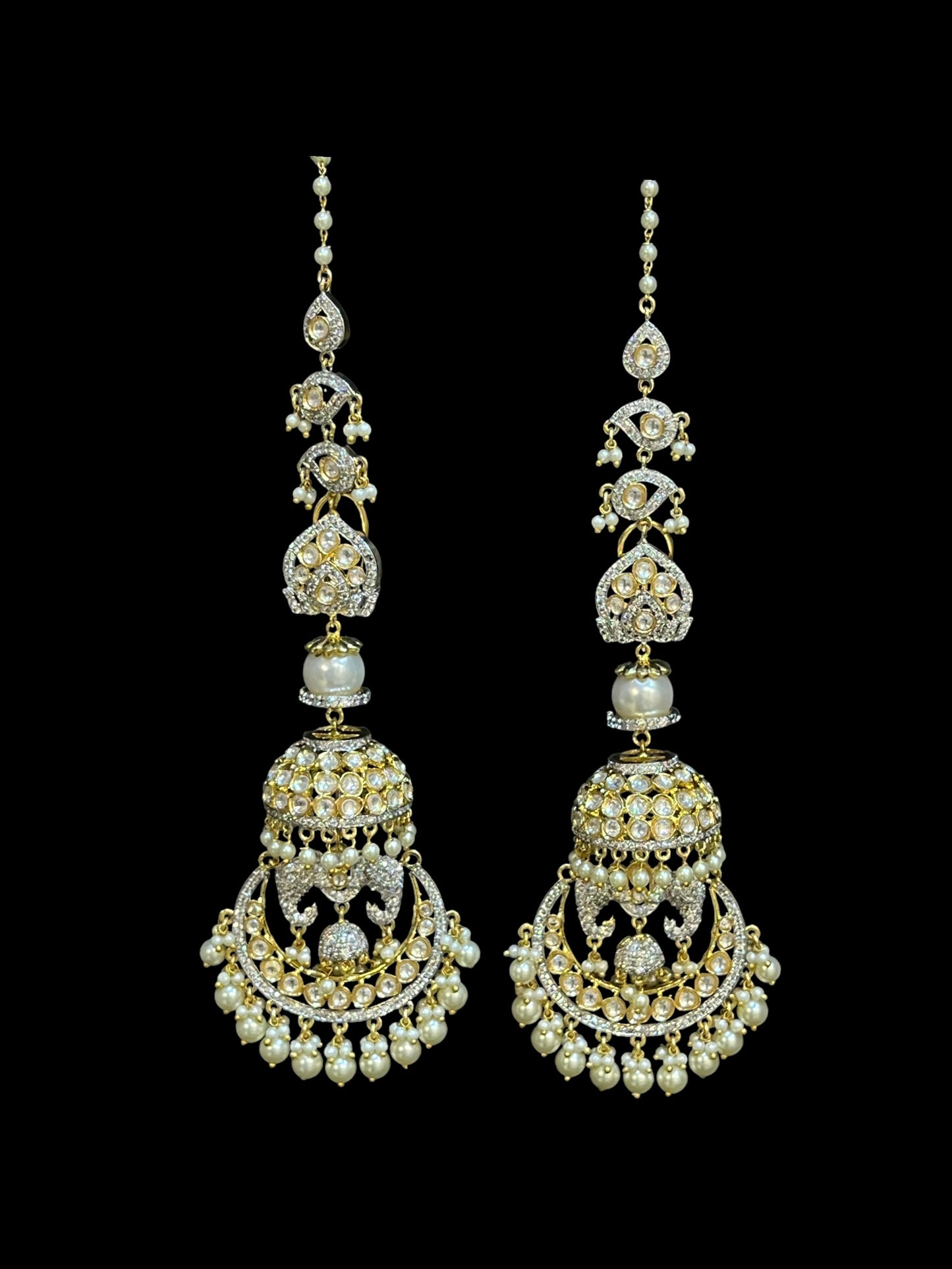 ADVIKA ELEPHANT KUNDAN JUMKA EARRING