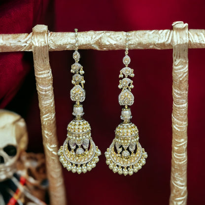 ADVIKA ELEPHANT KUNDAN JUMKA EARRING