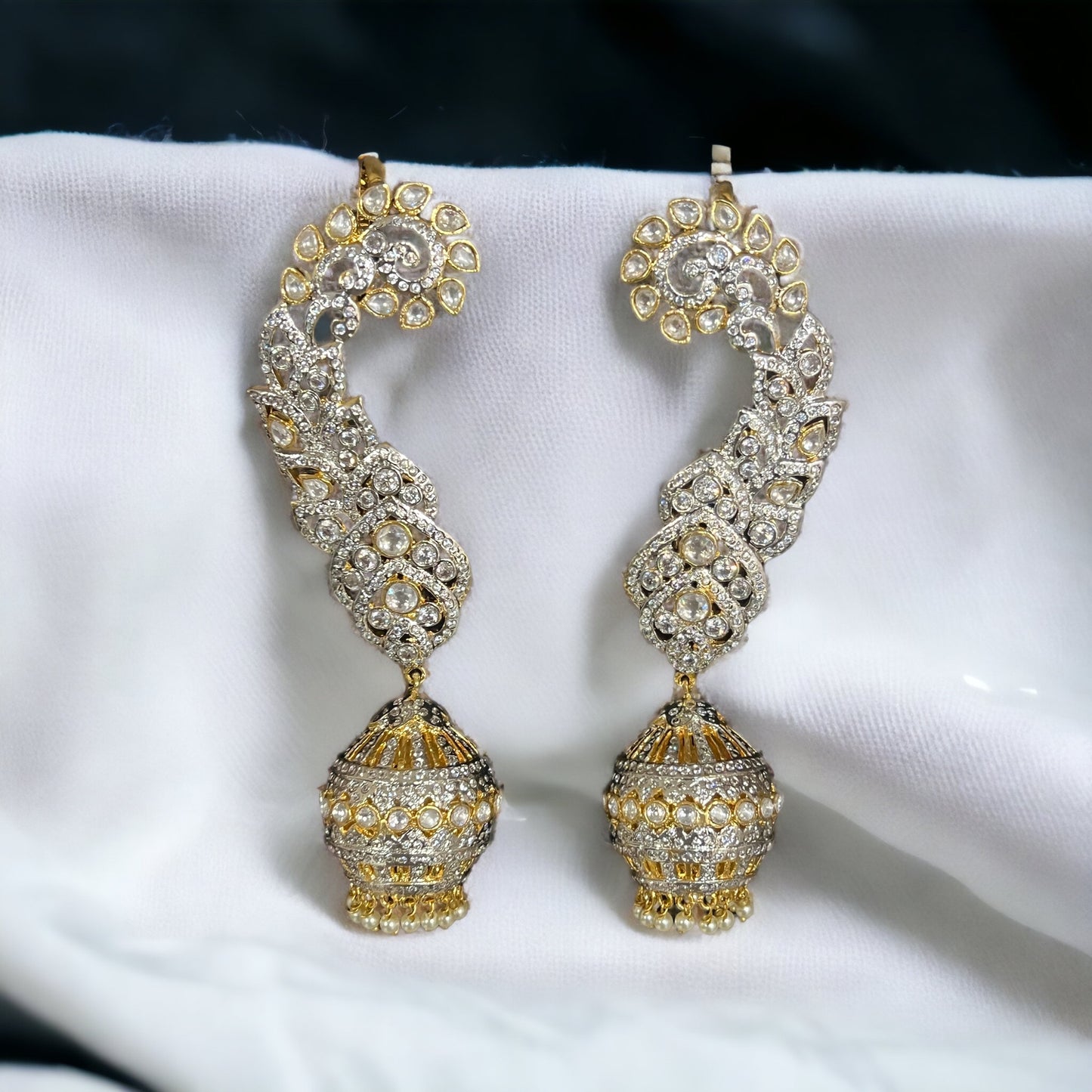 SHABANA KUNDAN JUMKI EARRING