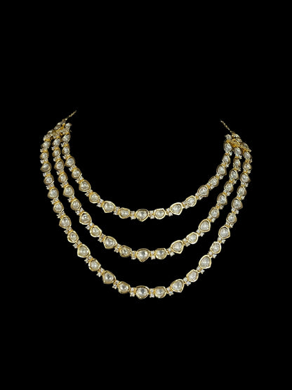 SHANIYA KUNDAN LAYER NECKLACE