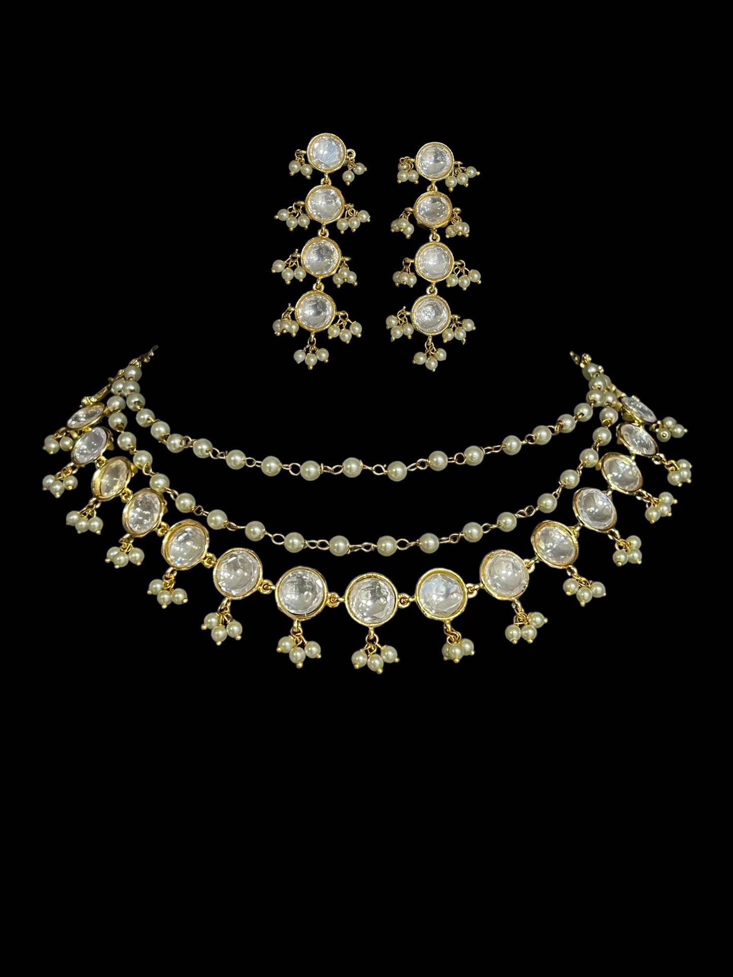 NAYRA KUNDAN PEARL NECKLACE