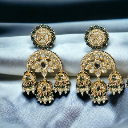 OESHI KUNDAN EARRING