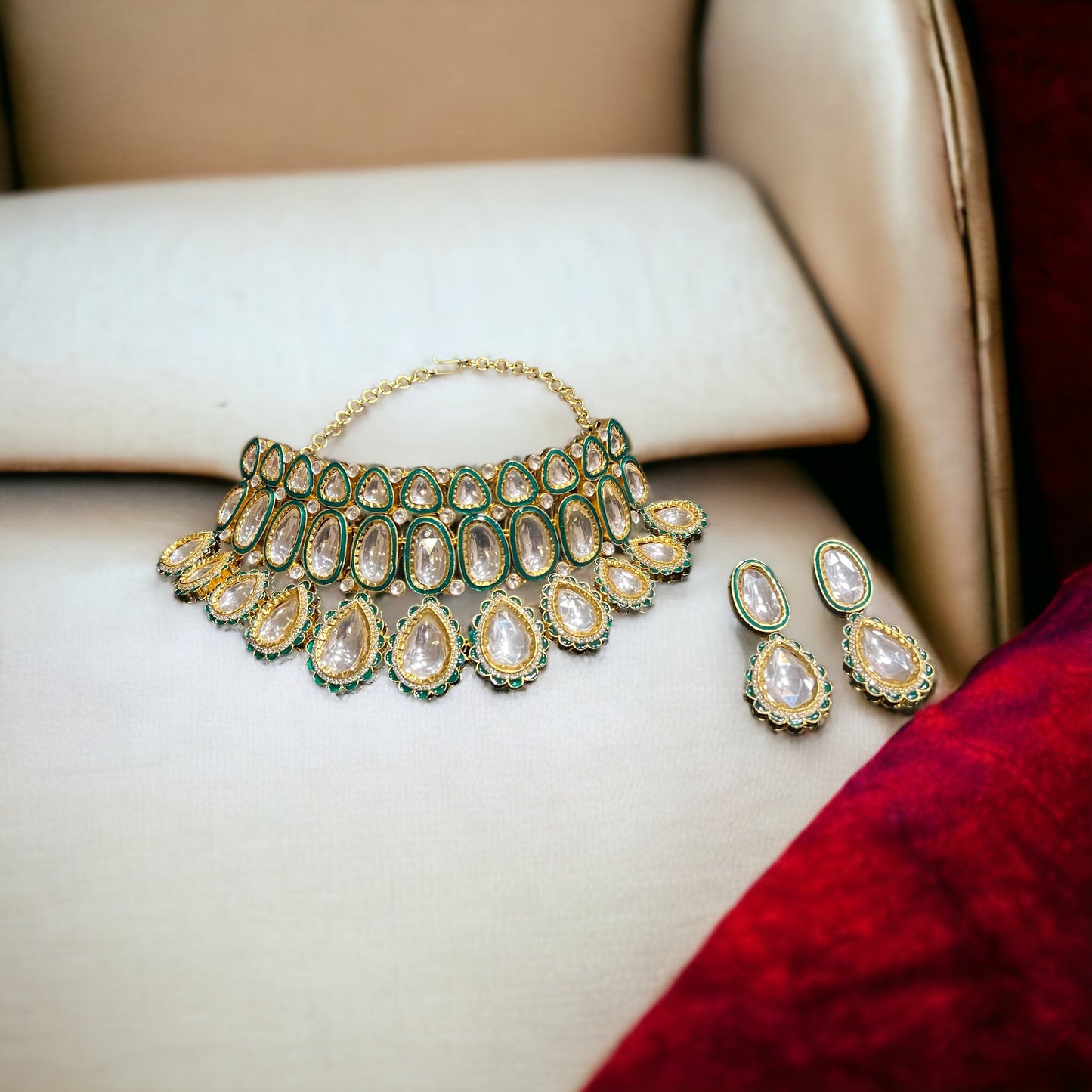 SHAYA UNCUT KUNDAN DIAMOND NECKLACE